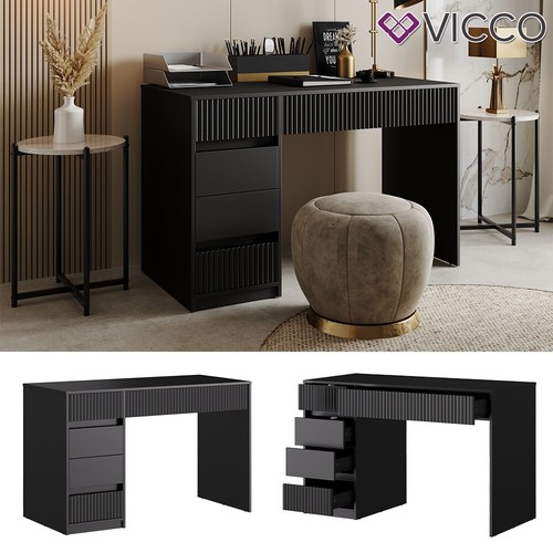Schreibtisch omira schwarz 120 - schreibtisch,