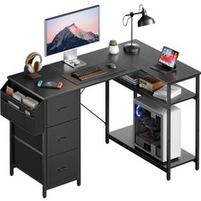 120/140 cm Schreibtisch mit 3