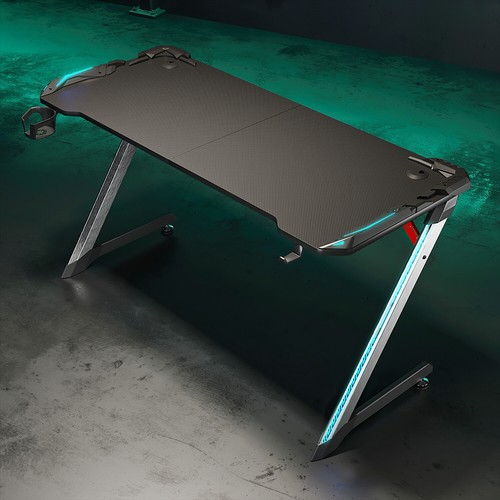 Gaming tisch mit led rgb - tisch,