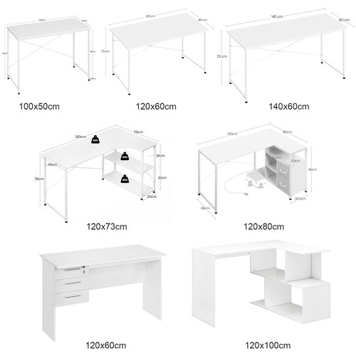 Modern weiß schreibtisch - weiß,