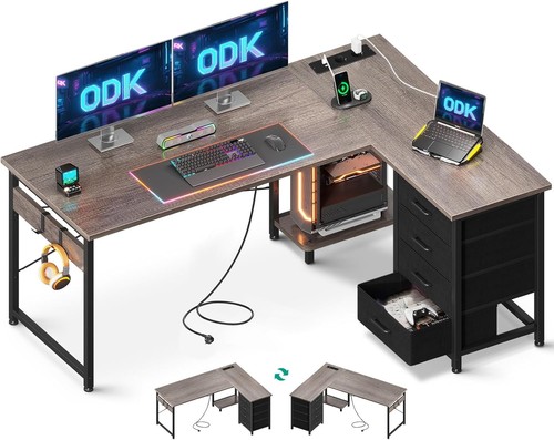 Odk eckschreibtisch mit - odk,