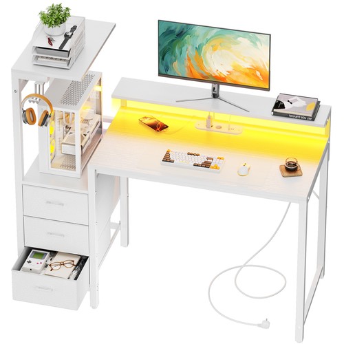 Schreibtisch mit led - mit,