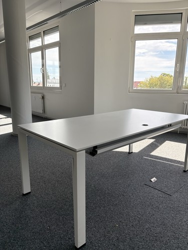 Vario bürotisch weiss - bürotisch,